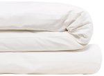 Calvin Klein Modern Cotton Body Solid 1 Piece Duvet Cover Twin Size Cotton Modal 170 GSM White
