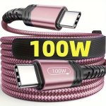 Super Fast Charging Support PD100W High-speed Data Transmission Type C To Type C Interface Data Cable Suitable For Samsung For I