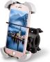 Quntis Bike Phone Mount 360 Rotation Adjustable Motorcycle Phone Mount Universal Cell Phone Holder For Motorcycle Bike Handlebars Compatible With Iphone 8/7/6/6S Plus Galaxy