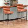 Buffalo Bliss Leather Bar Chair