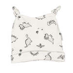 Babes & Kids Little Acorn Dinosaurs Cotton Beanie - 0-3 Months