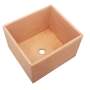 Large Terracotta Square Concrete Basin 45 X 40X 31CM High