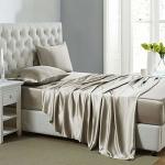 Lanest Housing Silk Satin Sheets Twin XL Size Satin Bed Sheet Set With Deep Pockets Cooling Soft And Hypoallergenic Satin Sheets