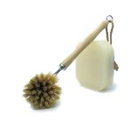 Bambo O Dish Brush With Natural Sisal Bristles