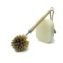 Bamboo Dish Brush With Natural Sisal Bristles