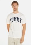 Tommy Hilfiger Tjm Reg Arch Varsity Tee Ext - Ancient White