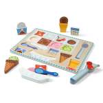 Melissa Wooden Magnetic Ice Cream Puzzle & Play Set