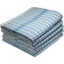 & 39 S Kitchen Towel - Design 2324 - 060X080CMS - 05 PC Pack - Jumbo Checks - Gulf Stream
