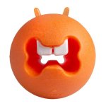 Rogz Fred Medium Treat Ball For Dogs Orange Waggs Pet Shop