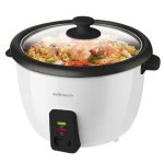 Mellerware Rice Cooker With Glass Lid White 1.8L 700W