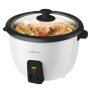 Mellerware Rice Cooker With Glass Lid White 1.8L 700W