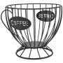 Coffee Capsule Storage Basket Coffee Pod Coffee Pod Holder Black