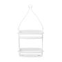 Shower Caddy 2 Tier Flex Umbra White