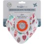 Bandana Bib W/teething Ring - Blue