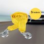 3M Vehicle Tow Strap Fluorescence Nylon With Alloy Steel Hooks Auto Towing Rope For Car Truck Trailer Suv