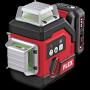 360 Degree Cross Line Laser With Receiver Mode 10.8V Including Battery & Charger In A Carry Case 500739