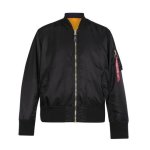 Alpha Industries Mens MA-1 Classic Jacket In Black - Black 3XL