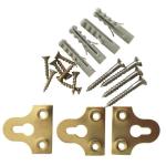 Large Slotted Hanger And Screw PK4
