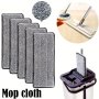 3/6/9pcs Replacement Microfiber Washable Spray Mop Mop Household Mop Head Clean