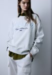 Printed Sweatshirt - Light Grey Marl Milano