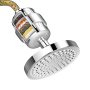Feelso Shower Head And 15 Stage Shower Filter High Output Hard Water Softener Showerhead With Filter Cartridge For Hard Water Remove Chlorine And Har