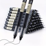 30PCS 10PCS Direct Liquid Quick Drying Ballpoint Pen 0.5MM Black Blue Red. Brush Questions To Write Homework Gel Pen School Offi