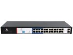 Scoop 24 Port Gigabit Poe 250W 2SFP Switch