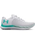 Women's Ua Charged Breeze Running Shoes - White 5