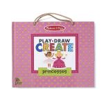 Melissa Play Draw Create Reusable Drawing And Magnet Kit Princess