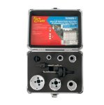 Tork Craft Hole Saw Set 9PC Bi-metal In Aluminium Case 16 20 25 32 40 & 51MM
