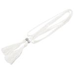 Woven Tassel Belt Knot Decorated Waist Chain Waist Rope White