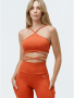 Atoms Cropped Top - Cinnamon Copper - Large