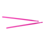 2 Pcs 5A Luminous Drumsticks Light Up Drumsticks Nylon Glow  Pink
