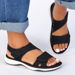 Ladies Adventure Sandals - Black - 8