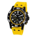 Yellow & Black Carbon Men's Watch CA3