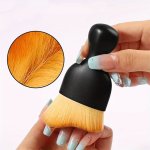 Nail Art Dust Removal Brush Soft Bristles Acrylic & Uv Gel Polish Cleaner Compact With Storage Lid Ideal For Manicure & Pedicure