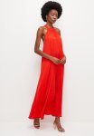 Trapeze Halter Maxi Dress - Poinciana
