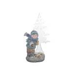 Boy With Present 8.5X6.5X17CM