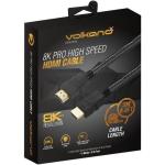 Volkano Clarity Ser HDMI Ultra HD 8K VK-20164-BK
