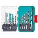 Total Tools - 4341 Hss Drill Bits Set 15 Piece