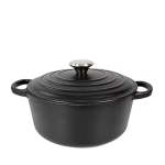 24CM Cast Iron Pot Black