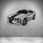 Classic Car 15 - Rust Coat L 600 X H 400MM