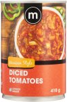 M Mexican Style Diced Tomatoes Vegetables