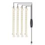 4-HEADED 22CM LED Grow Light 104 Leds 3500K Full Spectrum 10-LEVEL