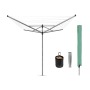 Brabantia Liftomatic Rotary Dryer 50M Metallic Grey