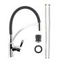 Copper Hot & Cold Single Hole Rotating Wash Basin Sink Mixer Faucet