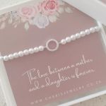 Callie 925 Sterling Silver Circle Cord Bracelet Dainty Adjustable 12-24CM