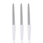 3 Pcs Anti-slip Stainless Steel Nail Files - Double Sided Nail Filer For Women Men And Girls - Perfect Gift For Nail Care Enthus