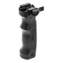 UTG D Grip With Ambi. Quick Release Deployable Bipod Black