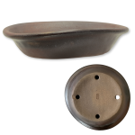 Handmade Tokoname Ceramics - Reihou Nanban Plate 270MM Dia X 60MM H